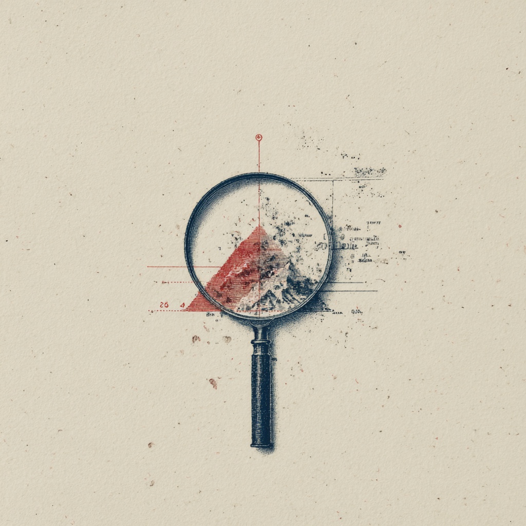Magnifying glass illustration